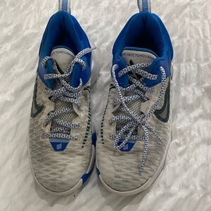 Nike Kids Blue and Gray Sneakers